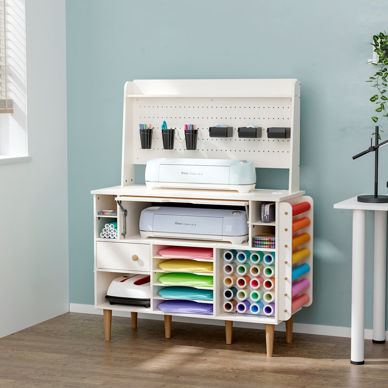 Large Craft Cabinet Table Craft Room Furniture
